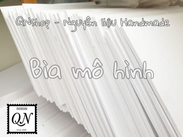 Combo 10 tấm bìa mô hình A4, nguyên liệu làm mô hình, nguyên handmade