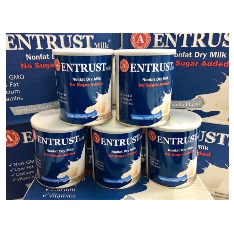 SỮA ENTRUST MỸ 400g DÀNH CHO NGƯỜI TIỂU ĐƯỜNG