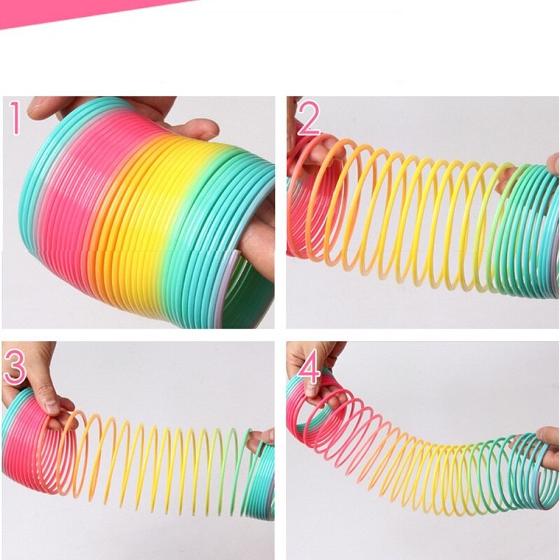Đồ chơi Lò Xo Cầu Vòng Mã SP: 105-1 (Dài 15 cm)