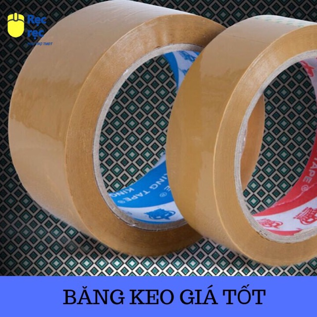 [HCM]Băng Keo Trong Đục 5F 100Y ( 1 cuộn )