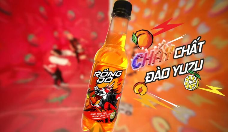 [ CHỈ GIAO HỎA TỐC HỒ CHÍ MINH ]  Rồng Đỏ Vị Đào Chai Thùng 24 Chai 330 Ml