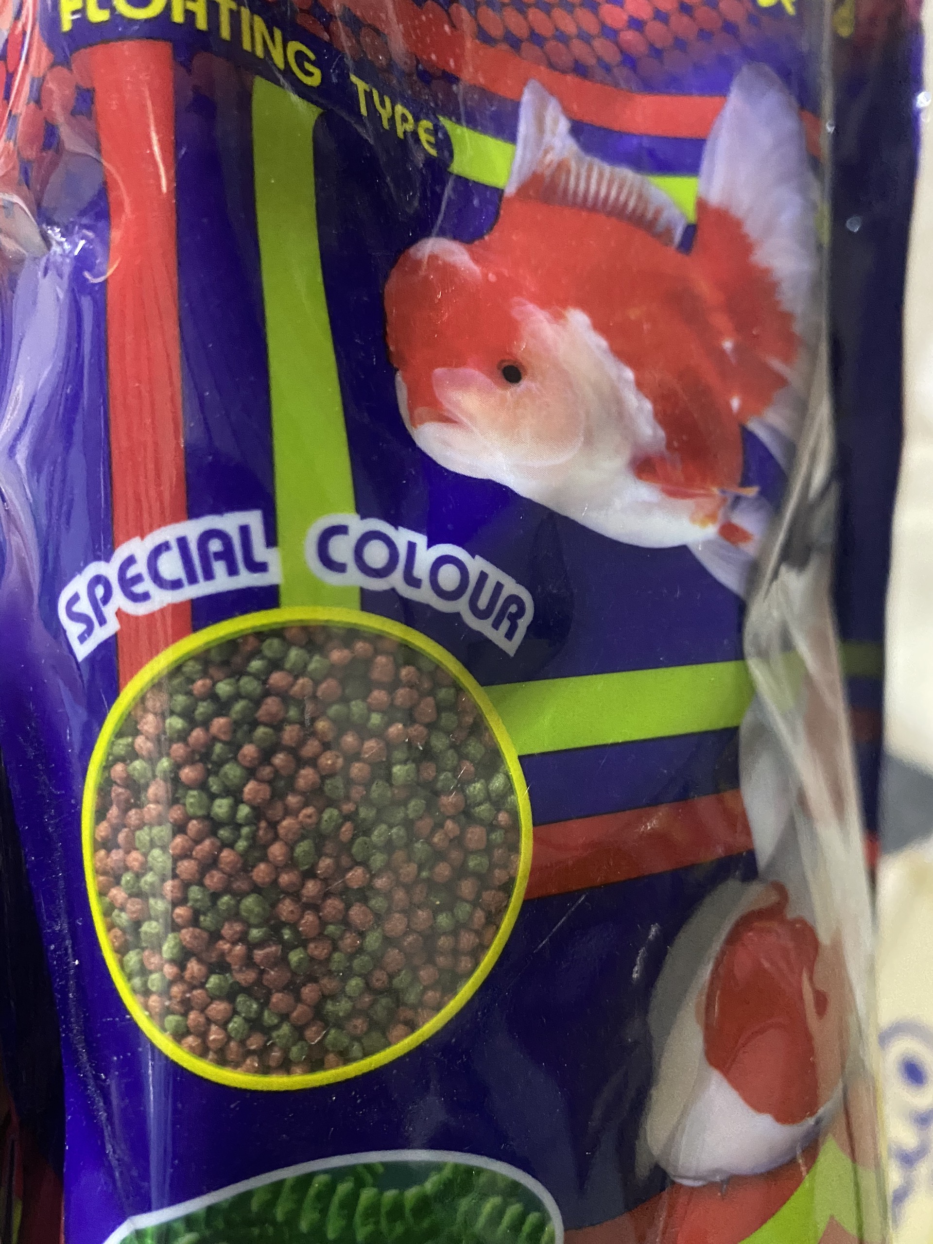 Thức ăn cho cá cảnh cám thái cao cấp omega cho cá koi, cá ba đuôi, cá vàng túi từ 100gr-1kg