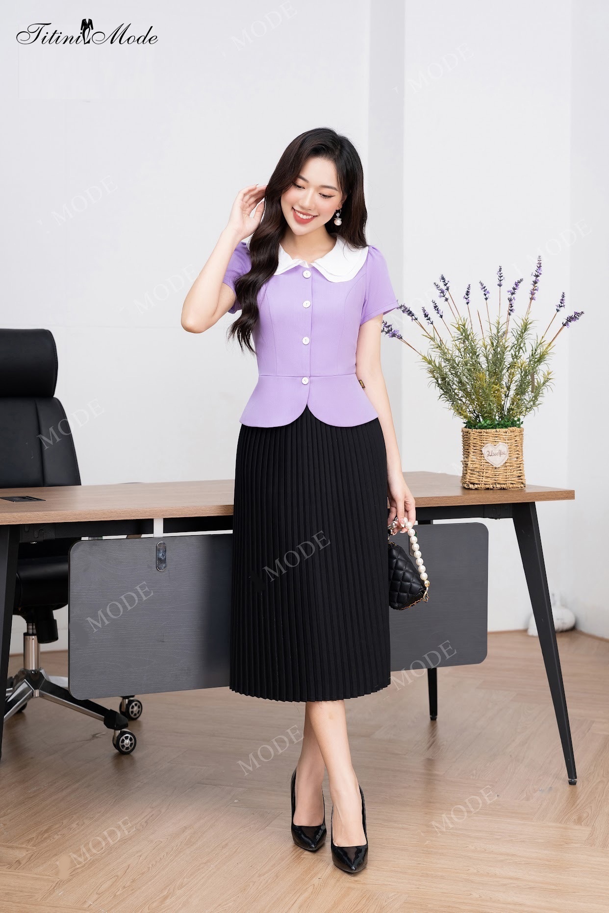 ÁO KIỂU CÔNG SỞ NỮ TÍNH THANH LỊCH