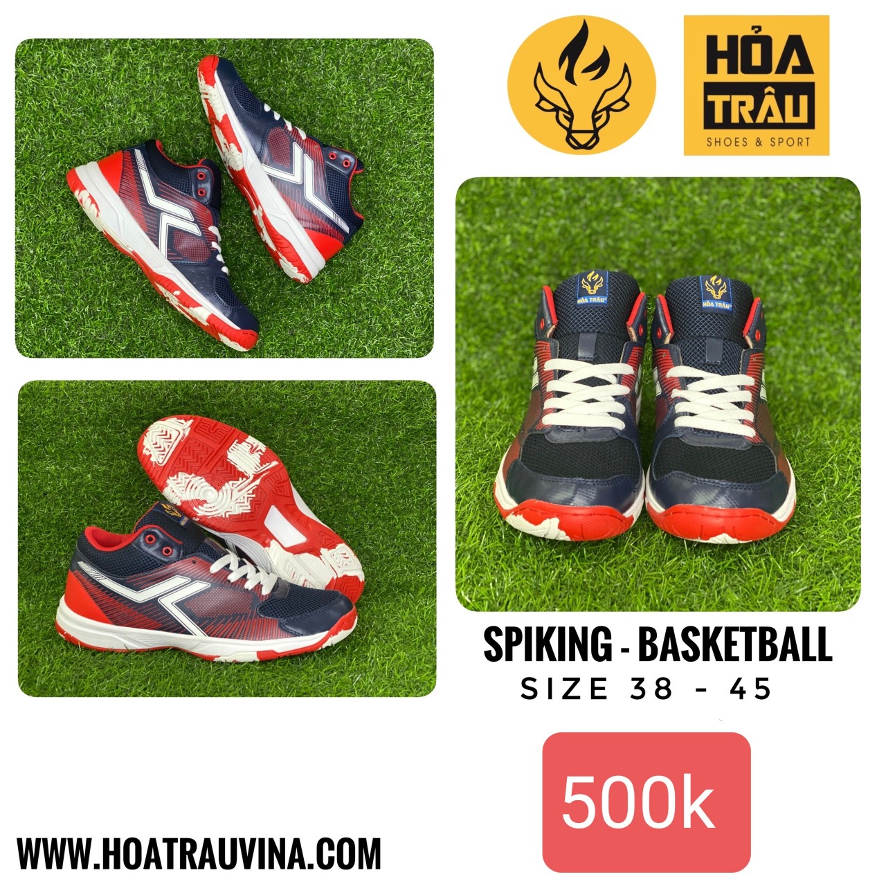 Giầy bóng chuyền Hỏa Trâu Spiking