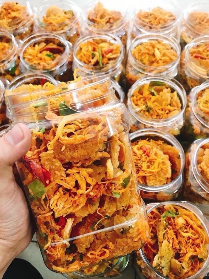 CƠM CHÁY LẮC KHÔ GÀ HŨ 500GR