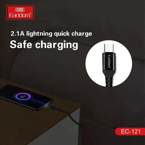 Dây Sạc Lightning Type C Micro Chính Hãng Earldom EC-121