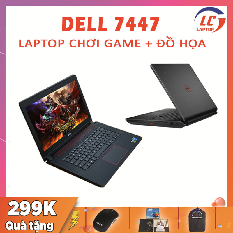 [Trả góp 0%]Laptop Gaming Đẳng Cấp Dell Inspiron 7447 i5-4200H VGA NVIDIA GTX 850M-4G Màn 14 HD Laptop Gaming