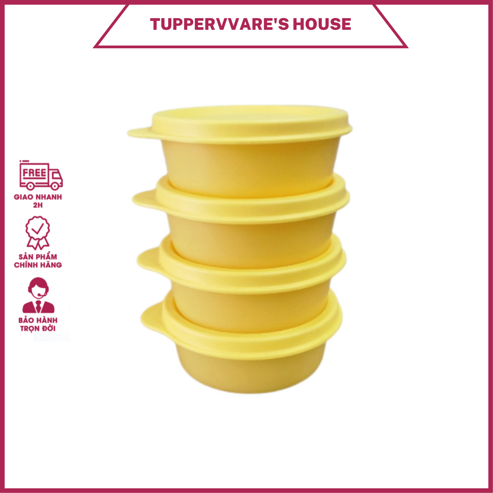 Hộp Bảo quản thực phẩm Tupperware 80ml (01 hộp màu ngẫu nhiên)