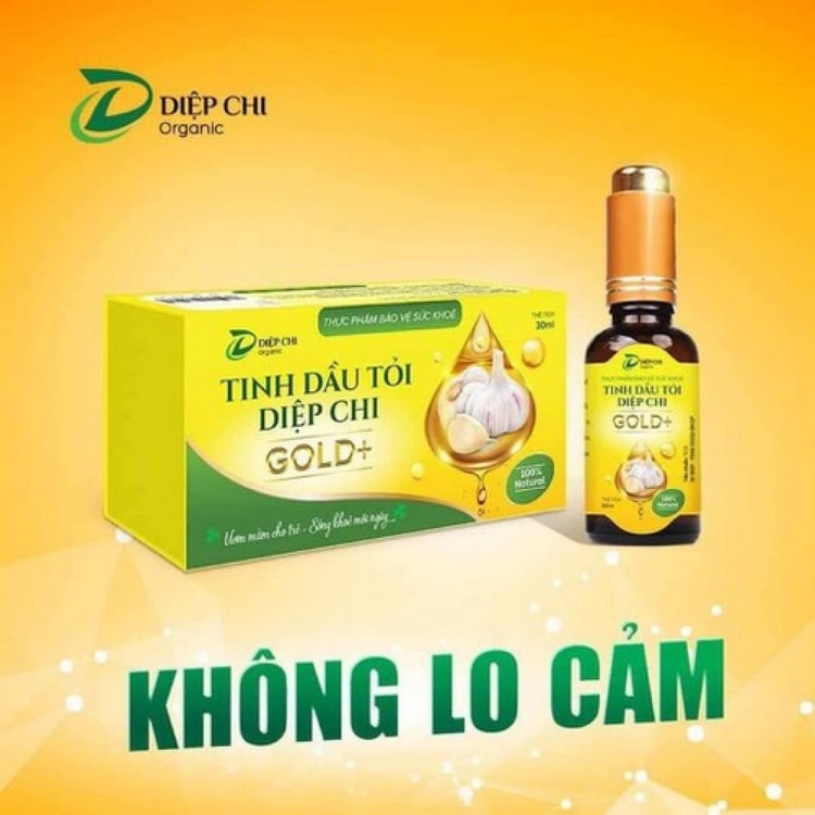 combo 2 dầu tỏi diệp chi gold +