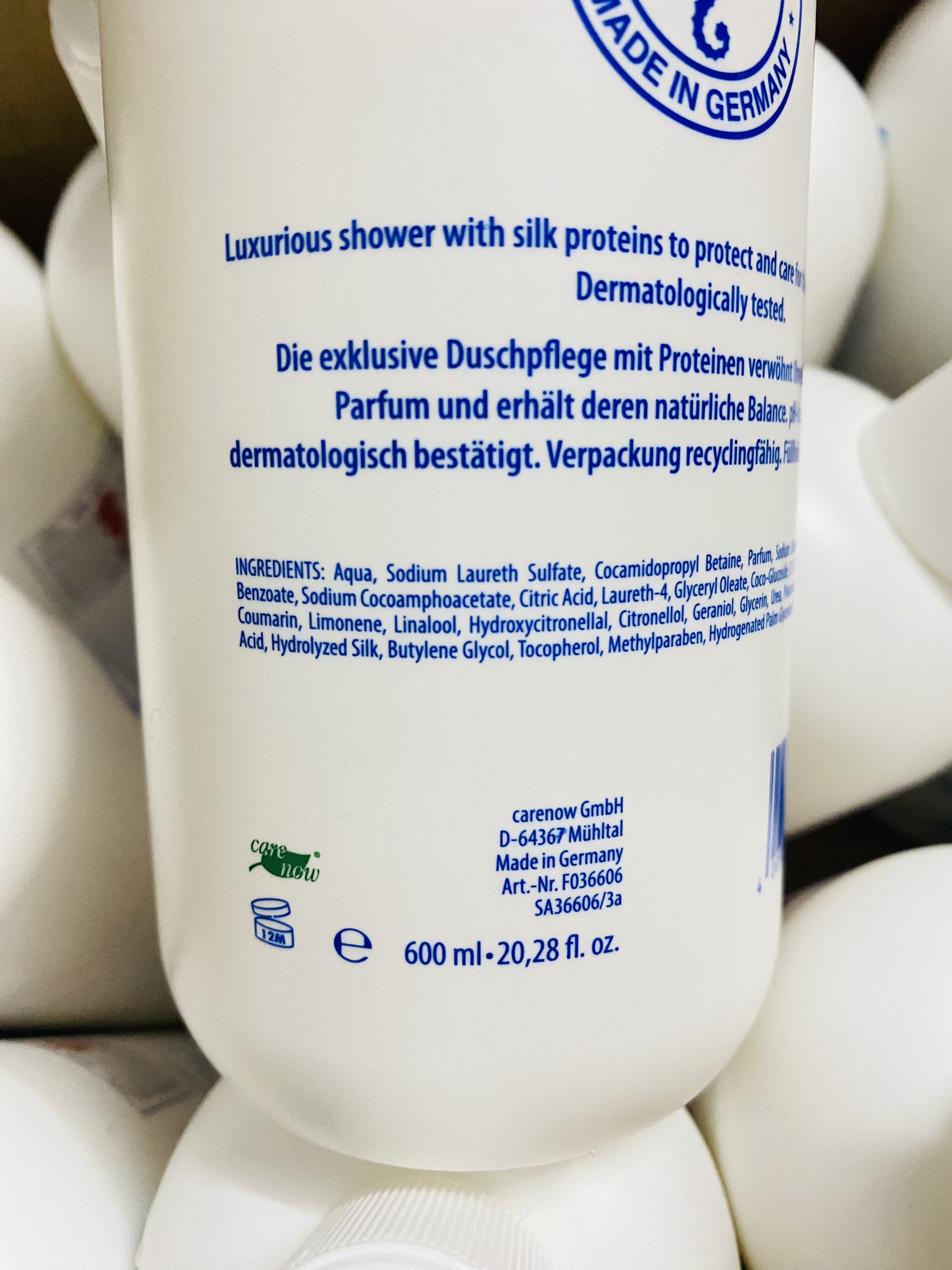 [CHÍNH HÃNG] Sữa tắm cá ngựa ALGEMARIN Đức CÓ VÒI 500ml