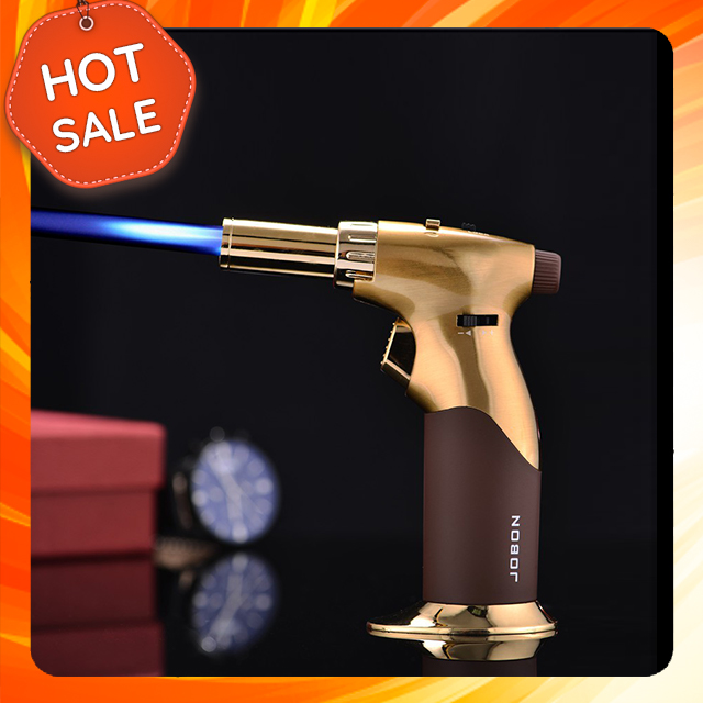 { HOT SALE } Hộp Qụet Bật Lửa Khò Để Bàn 1 Tia Jobon ZB-529 Thiết Kế Độc Lạ Lửa Khò Mạnh Mẽ - Dùng Gas Cao Cấp