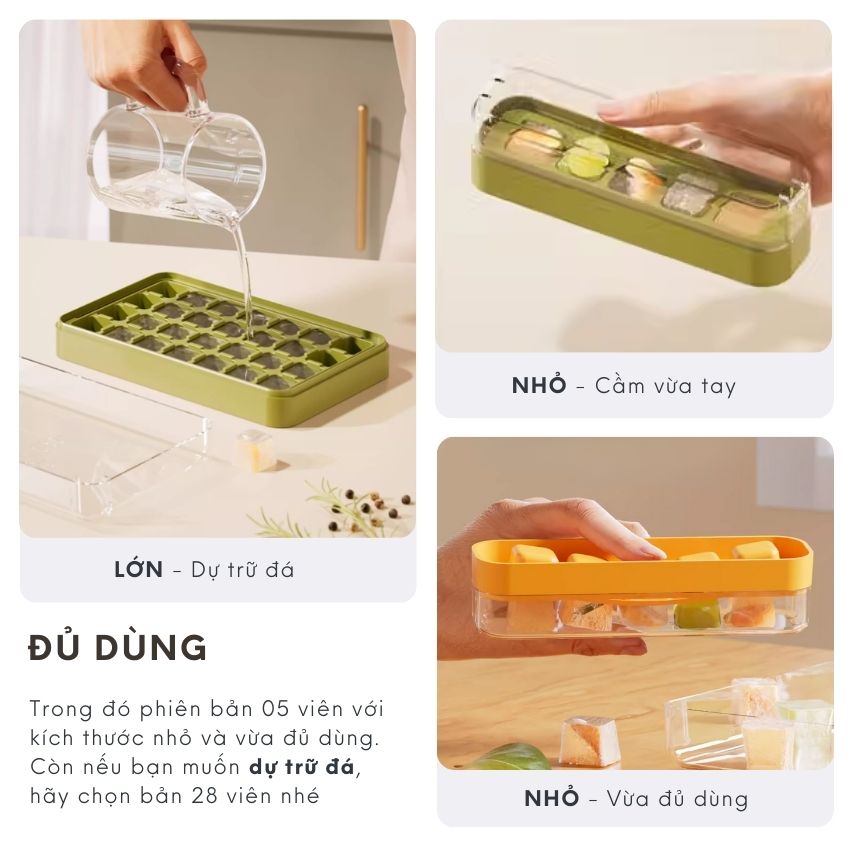 2024 newest inventions super fast plastic ice cube tray with lid