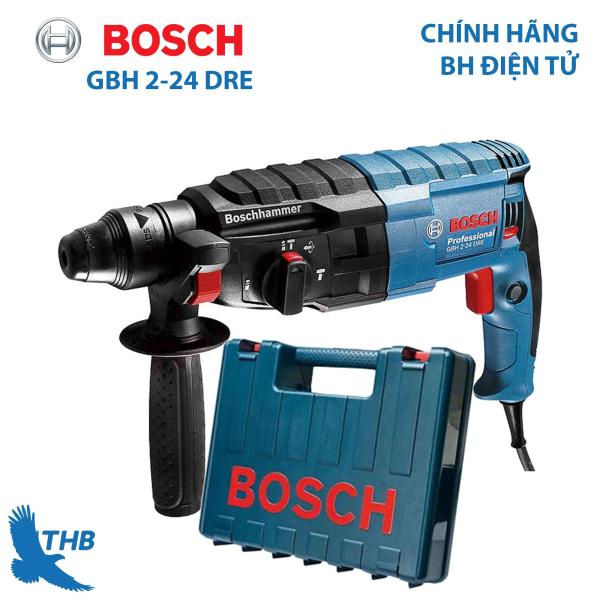 Bảng giá [Trả góp 0%] Máy khoan búa Máy khoan bê tông Bosch GBH 2-24 DRE Công suất 790W khoan tường 68mm Bảo hành 12 tháng
