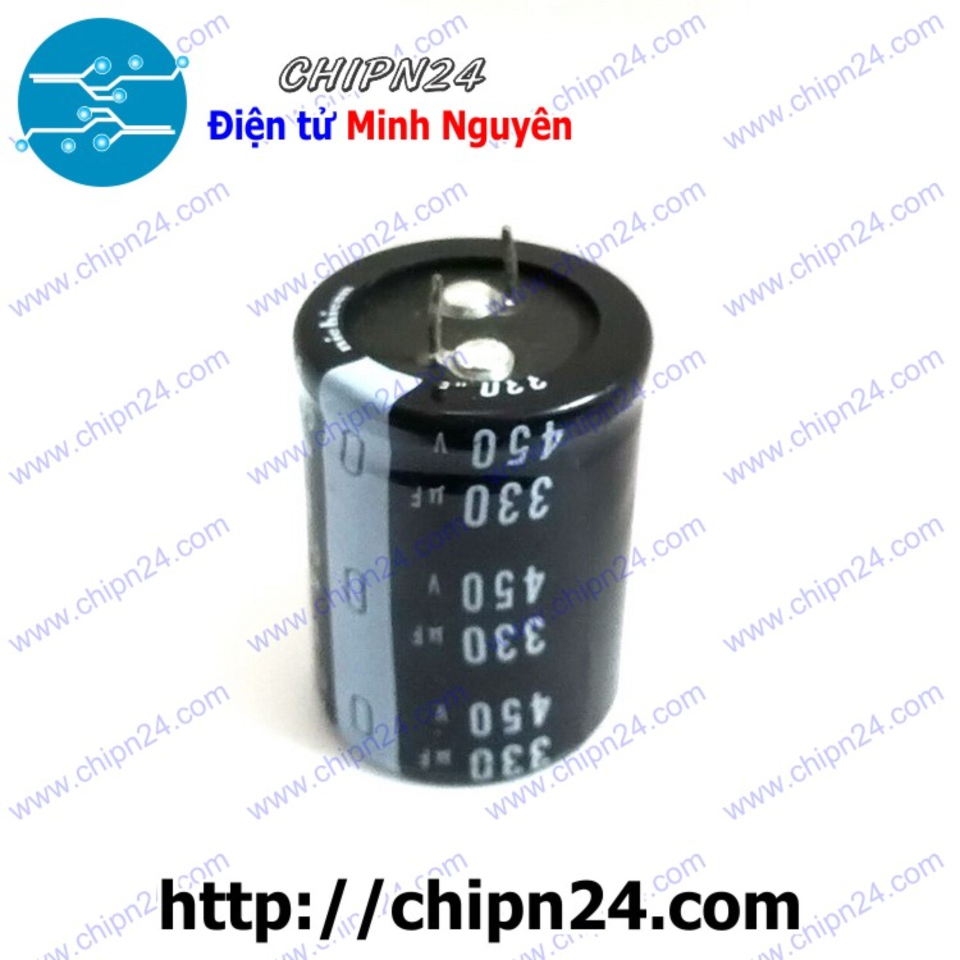 [1 con] (H83) Tụ hóa 330uF 450V (30x40mm)