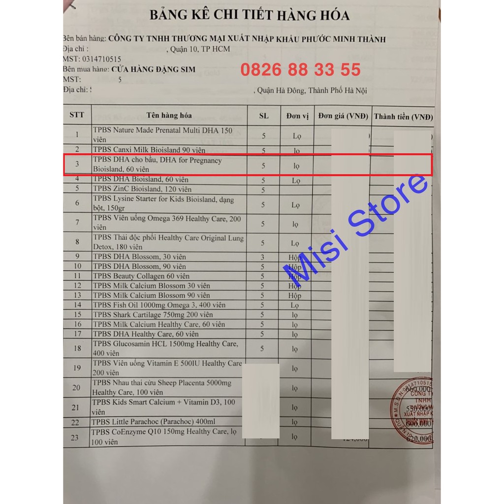 DHA Bioisland cho bà Bầu Úc Lọ 60 viên ( DHA Bầu)