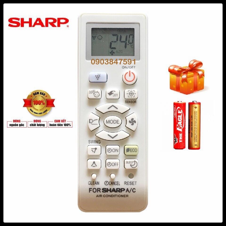 Điều khiển máy lạnh sharp inverter
