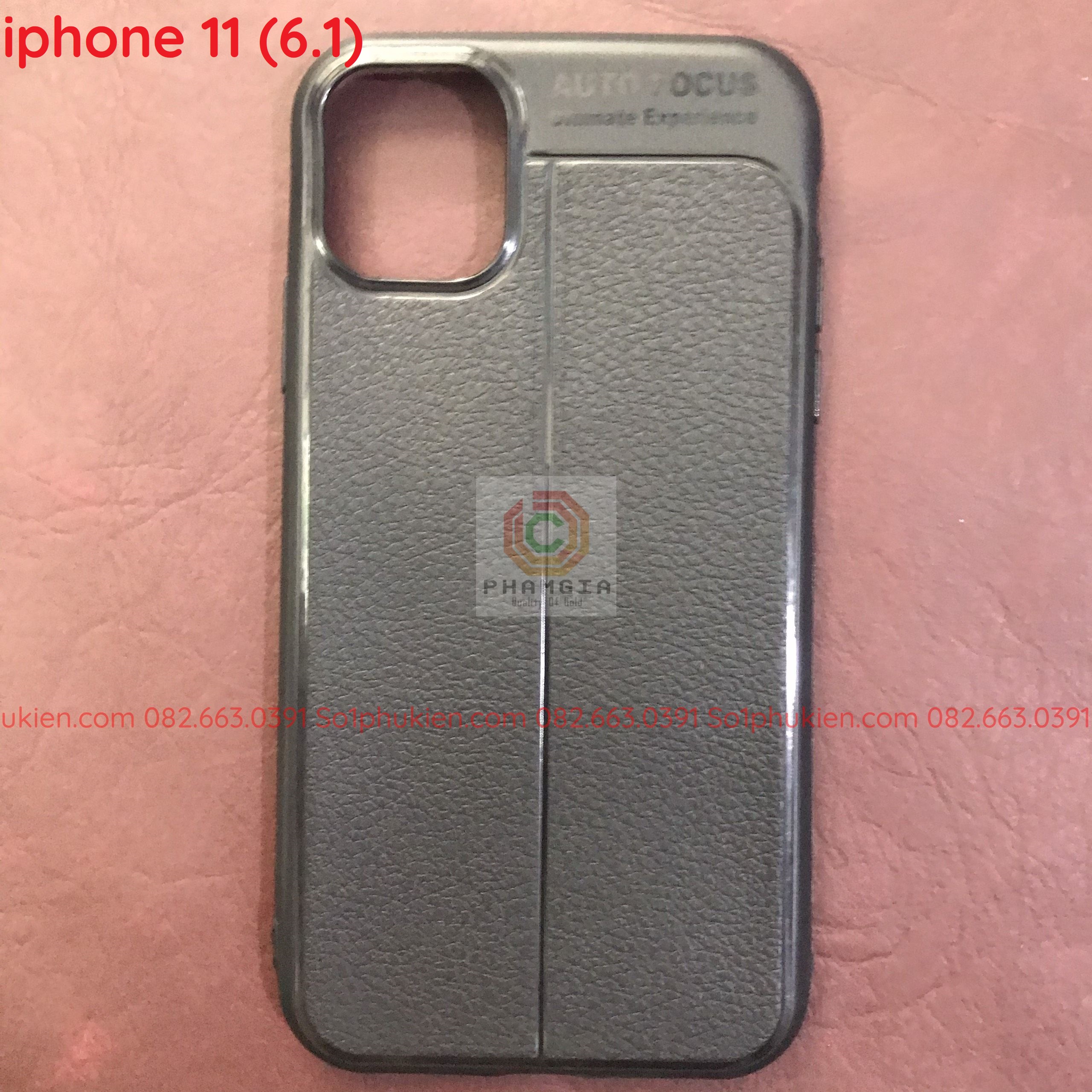 Ốp lưng Iphone 11 (6.1) dẻo đen auto focus bảo vệ mặt lưng máy
