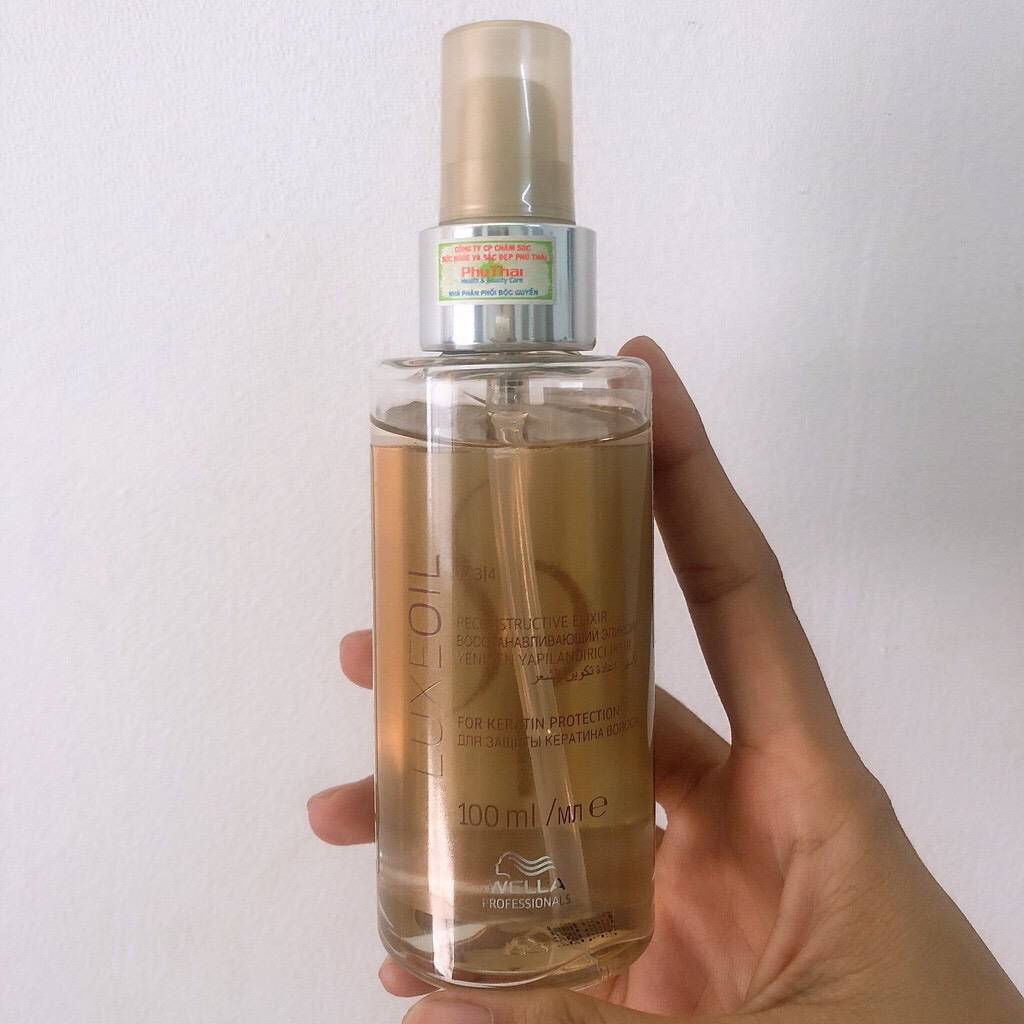 Tinh dầu phục hồi tóc SP Wella Luxe Oil 100ml