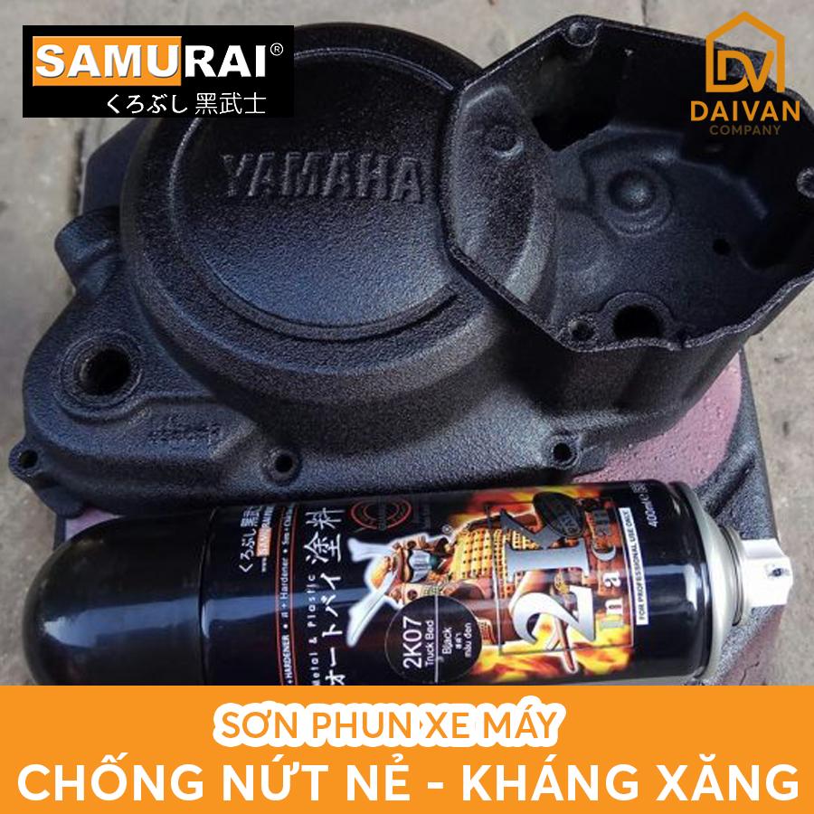 Sơn Samurai 2K07 Phủ sàn xe tải - PU màu đen sần