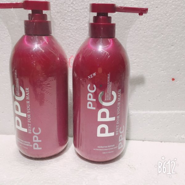 Cặp dầu gội xả PPC Keratin Repair 750ml x2 phục hồi tóc hư tổn