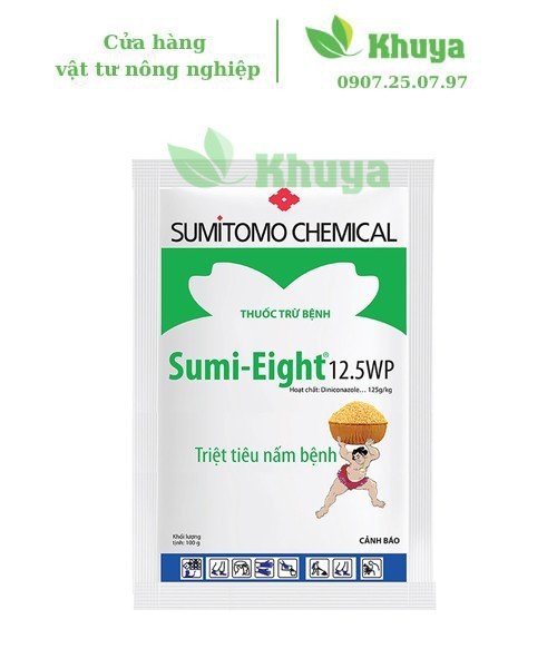 Thuốc trừ bệnh sumi - eight 12.5wp 100gr đạo ôn - phấn trắng