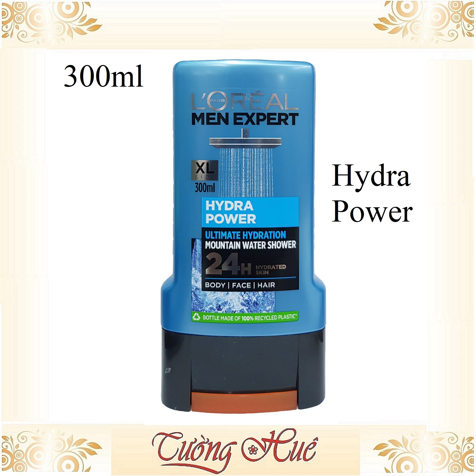 Sữa tắm gội rửa mặt L'oréal Men Expert Hydra Power 300ml