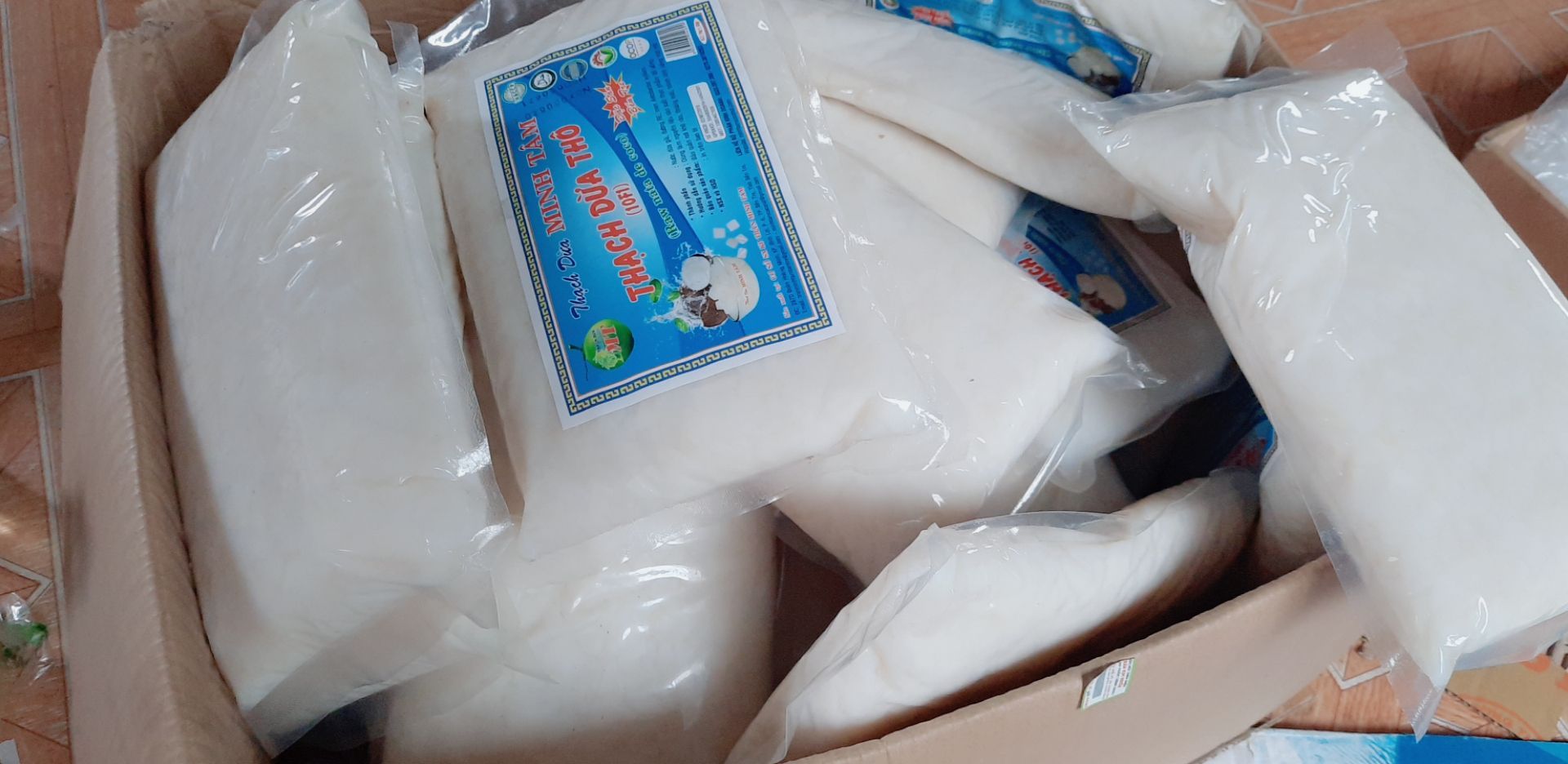 combo 5kg thạch dừa thô Minh Tâm