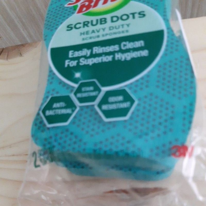 miếng rửa chén hạt nổi siêu sạch Scotch-Brite 3M( Gói 2miéng )