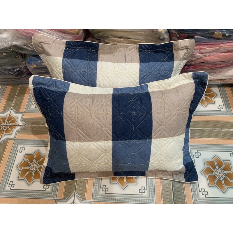 2 chiếc vỏ gối nằm , vỏ gối đầu trần bông cotton dày dặn