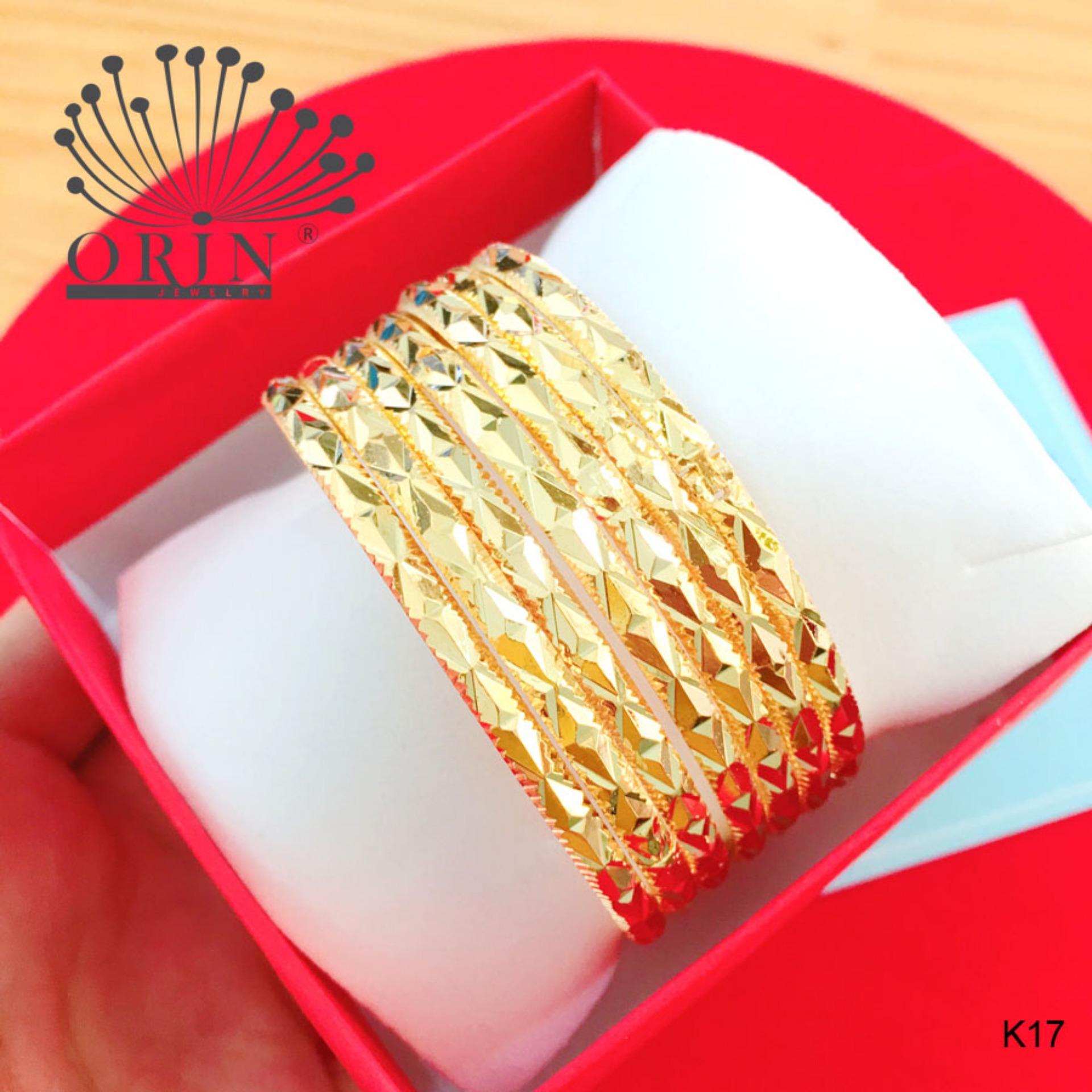 Vòng ximen bản lớn thiết kế cao cấp bền màu  K17 V2132