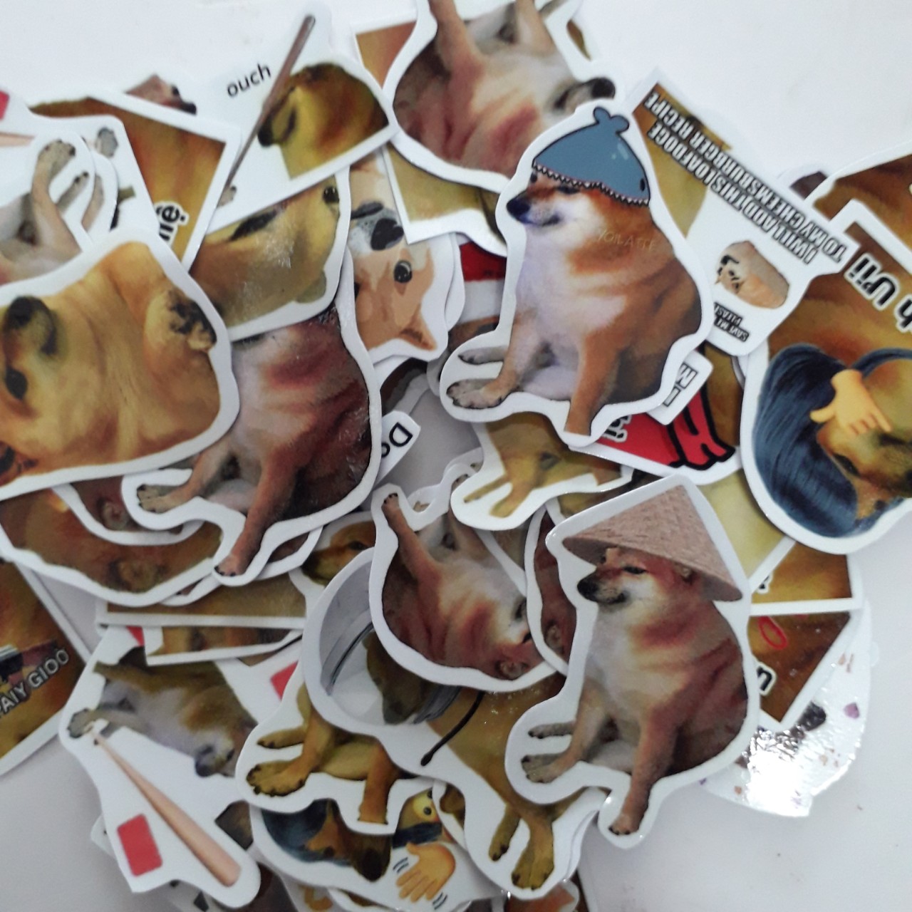 [HCM]Sticker/ Hình dán Cheems (Combo 20-50 hình dán random)