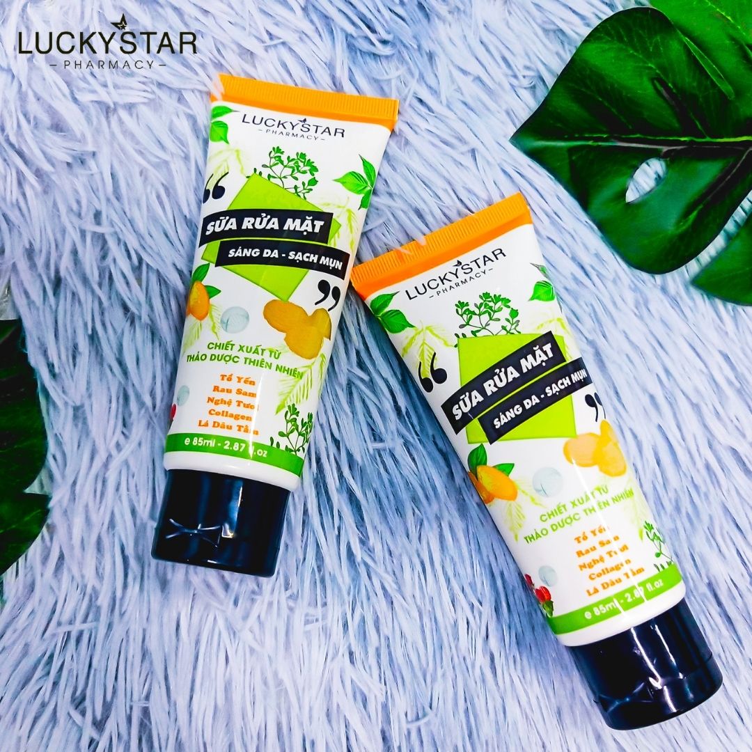 Sữa Rửa Mặt Thảo Dược Lucky Star  Tuýp*85ml