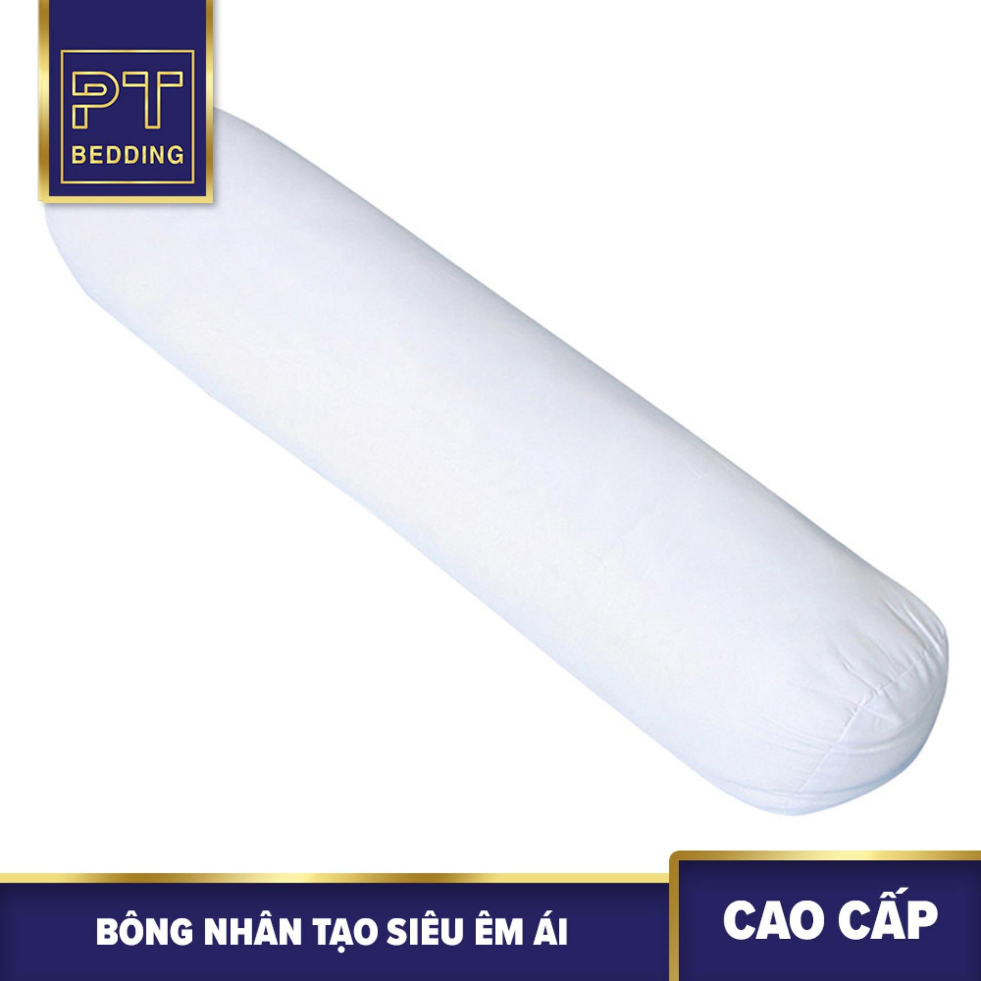 Gối ôm 100% Bông Hạt Nhân Tạo Cao Cấp KT 35 x 100 cm - Phúc Thịnh Bedding