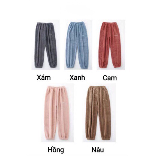 Quần Nữ Lông Cừu Mềm, Siêu Ấm Đơn Giản Dễ Mặc DStudio