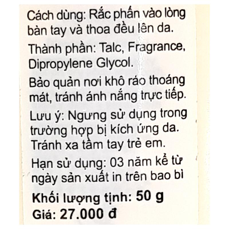 Phấn thơm Enchanteur charming chai 50g