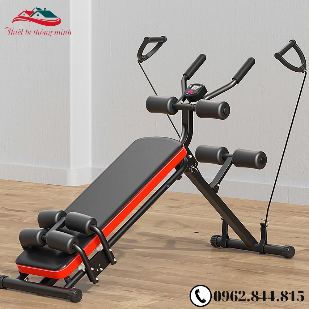 Machine set belly multifunction exercise efficiency varied exercises, machine set advanced belly at home help increase body fat reduction effect, portable Folding abdominal diverse Post clock set measuring some times folding