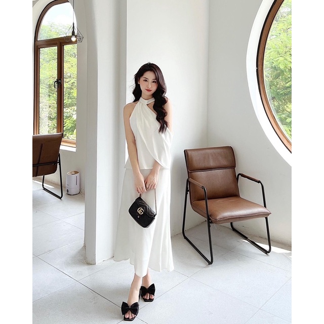 [NineToFive | Siêu sale cuối năm] - Chân váy lụa silky