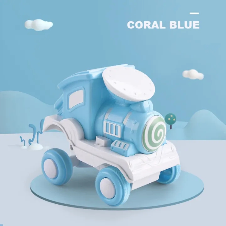 Train Shape Toy Trolley Model Xe đẩy đồ chơi trẻ em, Train Roll Train Head Toy