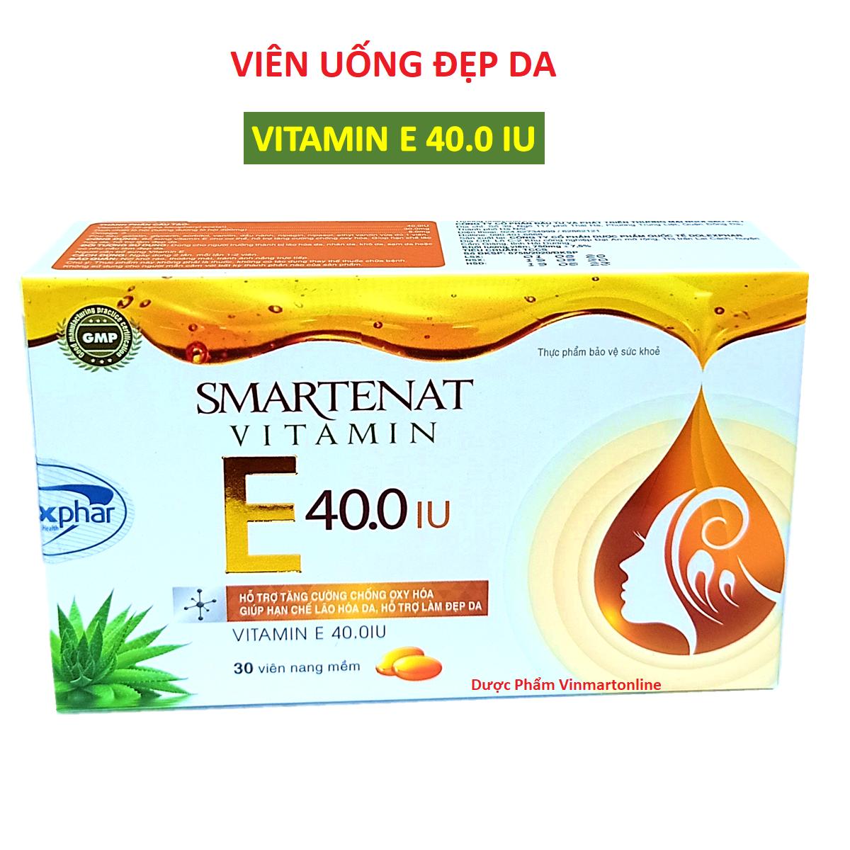 Viên uống đẹp da Hàn Quốc giúp bổ sung Vitamin E 4000mcg  Om.ega 3 sáng mịn da chống lão hóa - Hộp 30 viên dùng 1 tháng
