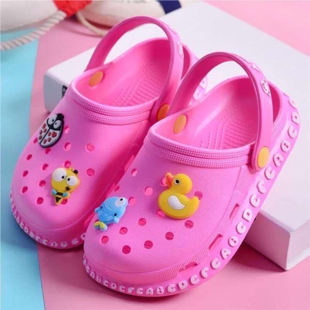 (3030) Dép sục cho bé kèm icon dễ thương - Chống trơn trượt hiệu quả
