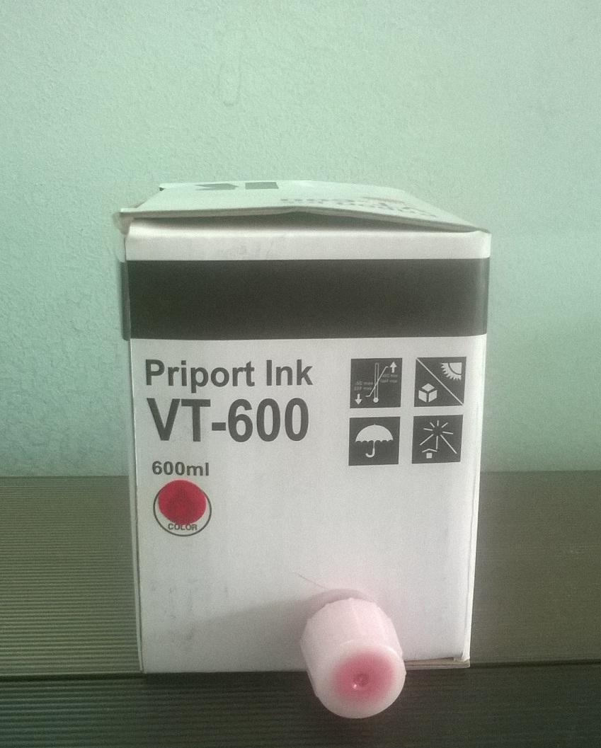 Mực màu đỏ VT600 cho máy in siêu tốc hiệu Ricoh