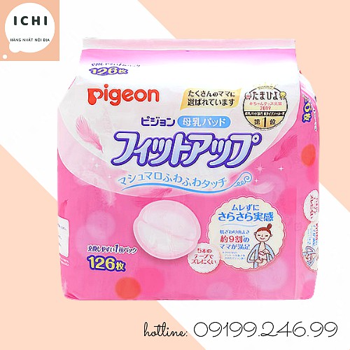 Miếng Lót Thấm Sữa Pigeon ( 126 Miếng ) Nội Địa Nhật