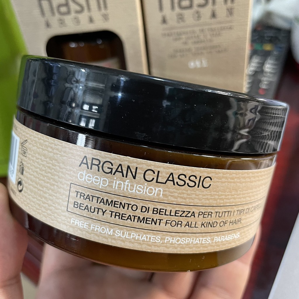 Dầu hấp nuôi dưỡng tóc Nashi Argan Classic Deep Infusion 250ml