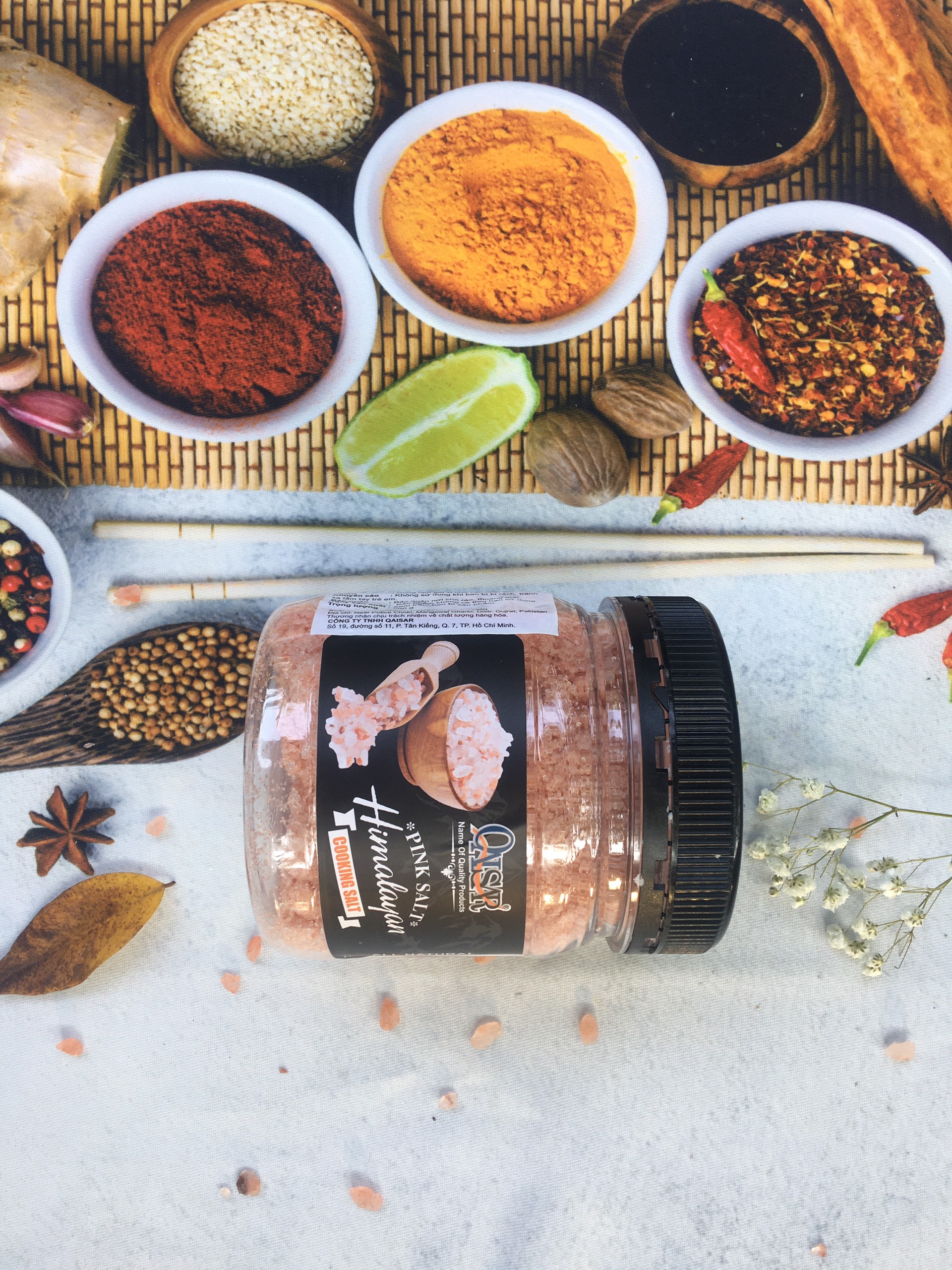 Muối Hồng Himalaya Qaisar 2 hộp