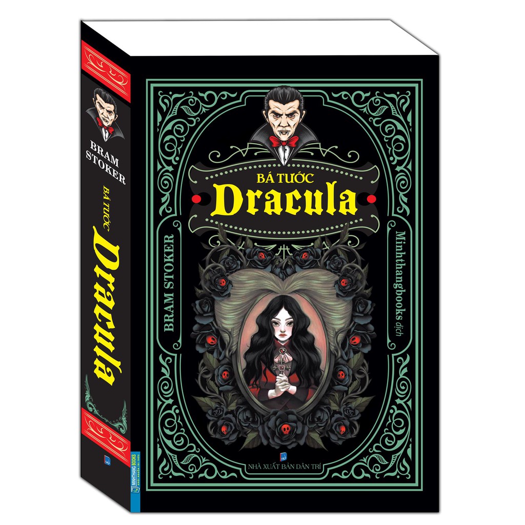 Sách Bá Tước Draculla - Bram Stocker Bìa Mềm - Mhbooks tặng bookmark
