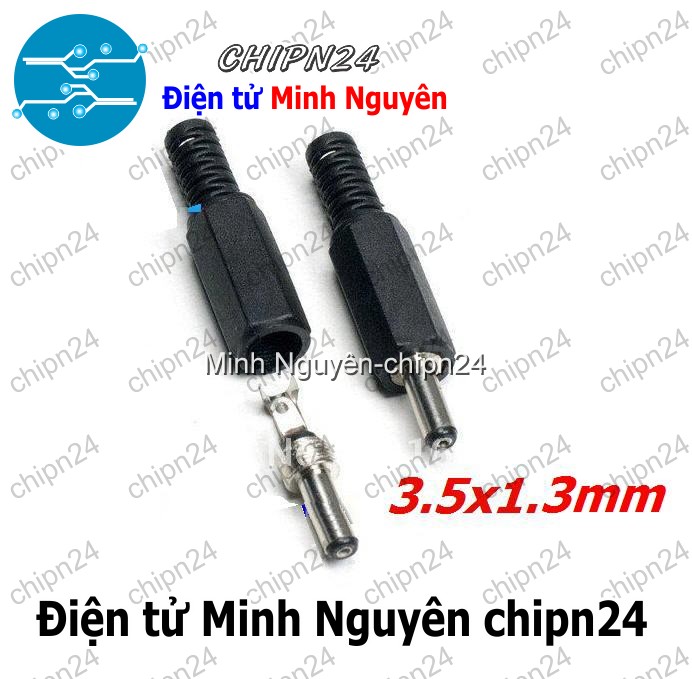 [3 cái] (F89.7) Jack DC hàn dây 3.5x1.3mm - HH001435