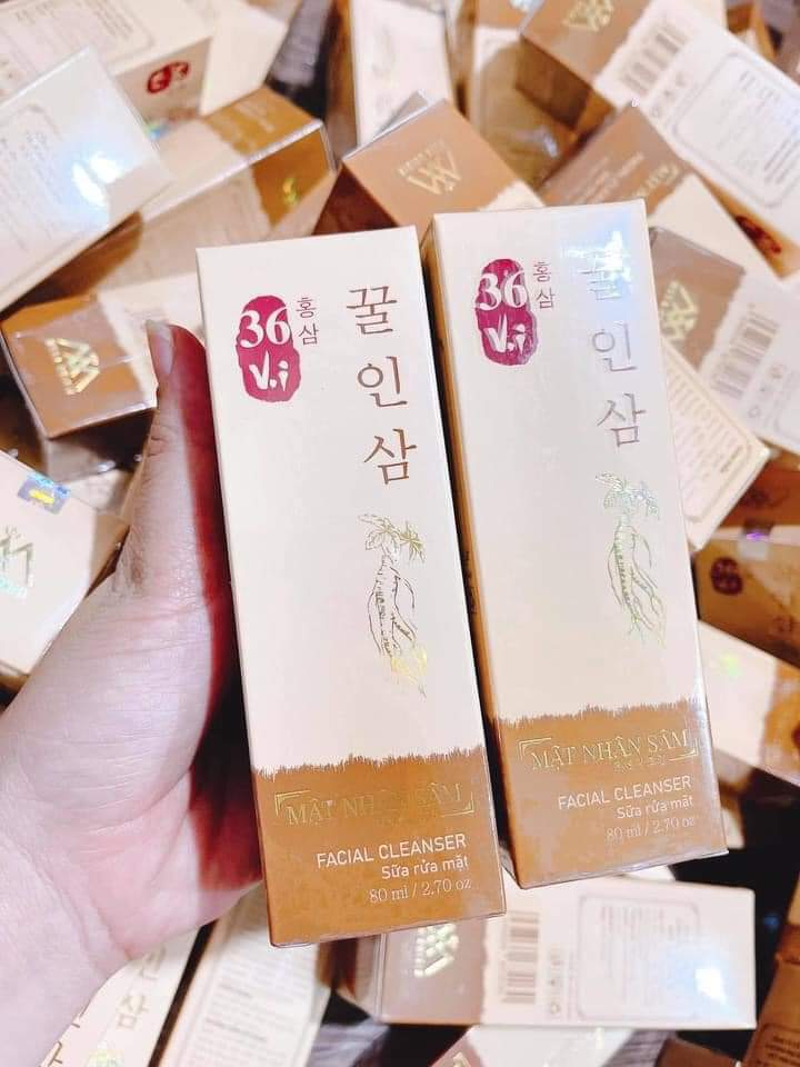 [ FREESHIP MAX ]Sữa Rửa Mặt Cao Sâm Mụn Đỏ 36 vị chính hãng