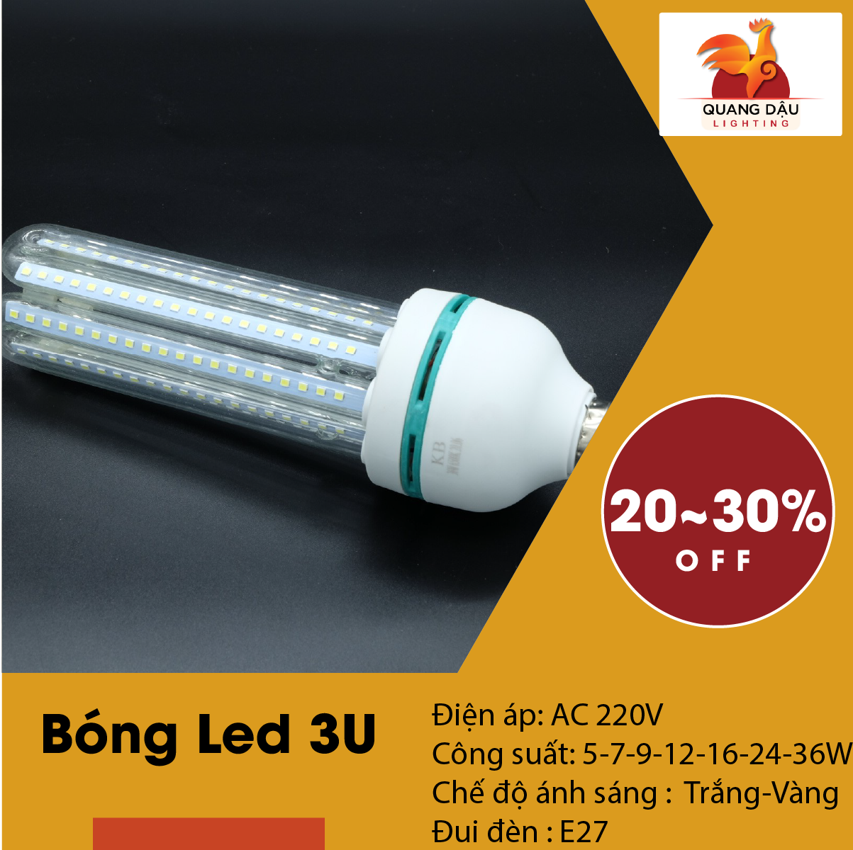 Bóng Đèn Led 3U