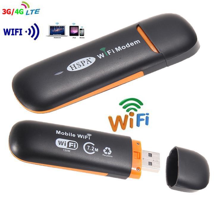 SIÊU KHUYẾN MÃI USB Phát Wifi Từ Sim 3G 4G Tốc Độ Cao - Chuẩn HSPA - Giá