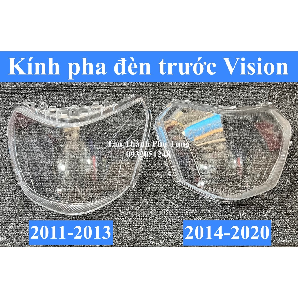 [ HB ]Kính pha đèn Vision đời 2011-2013, 2014-2020